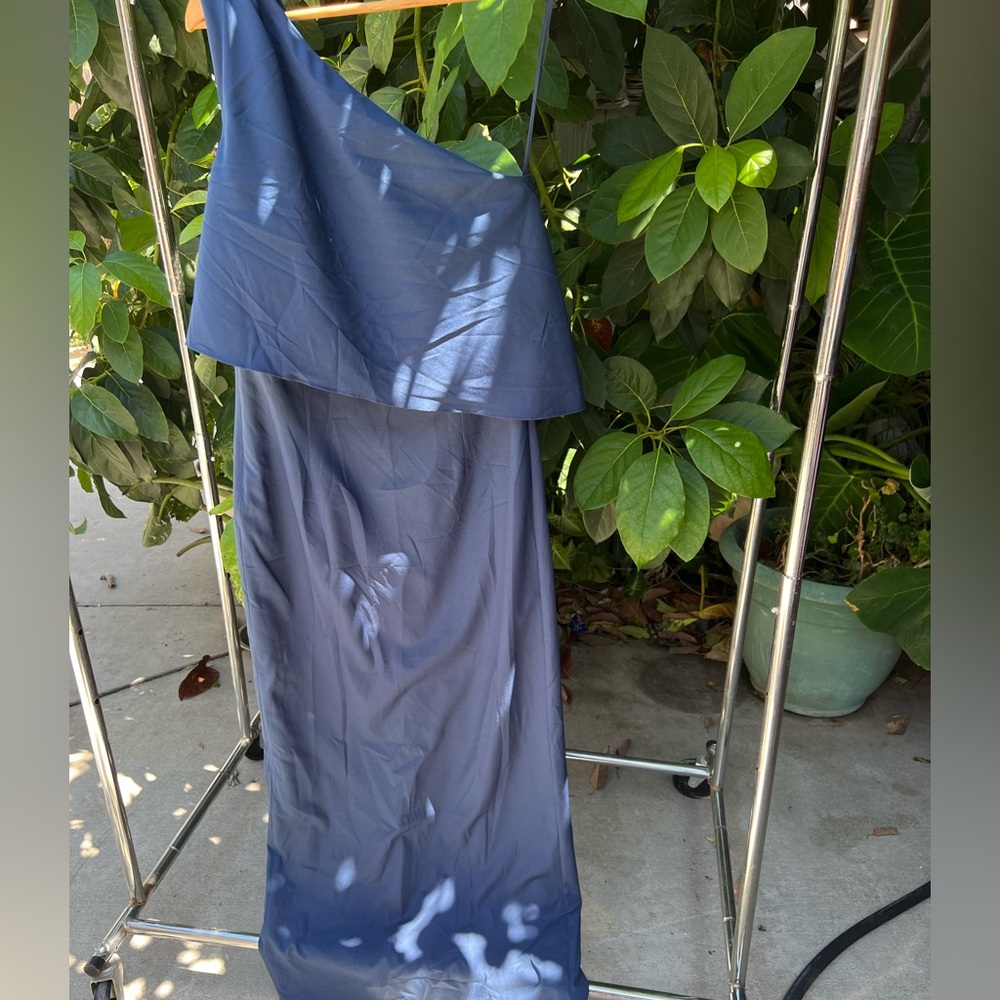 Amsale Midnight Blue Gown